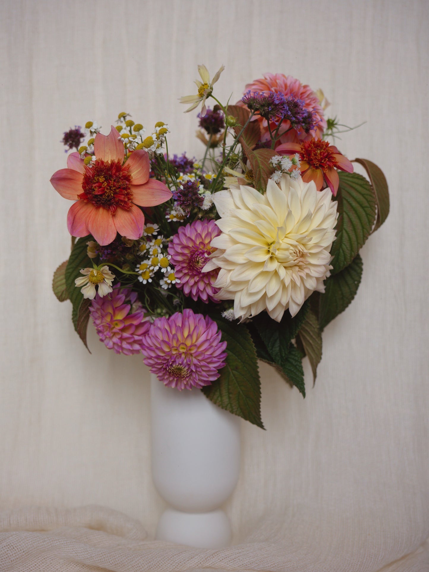 Arrangement in a vase