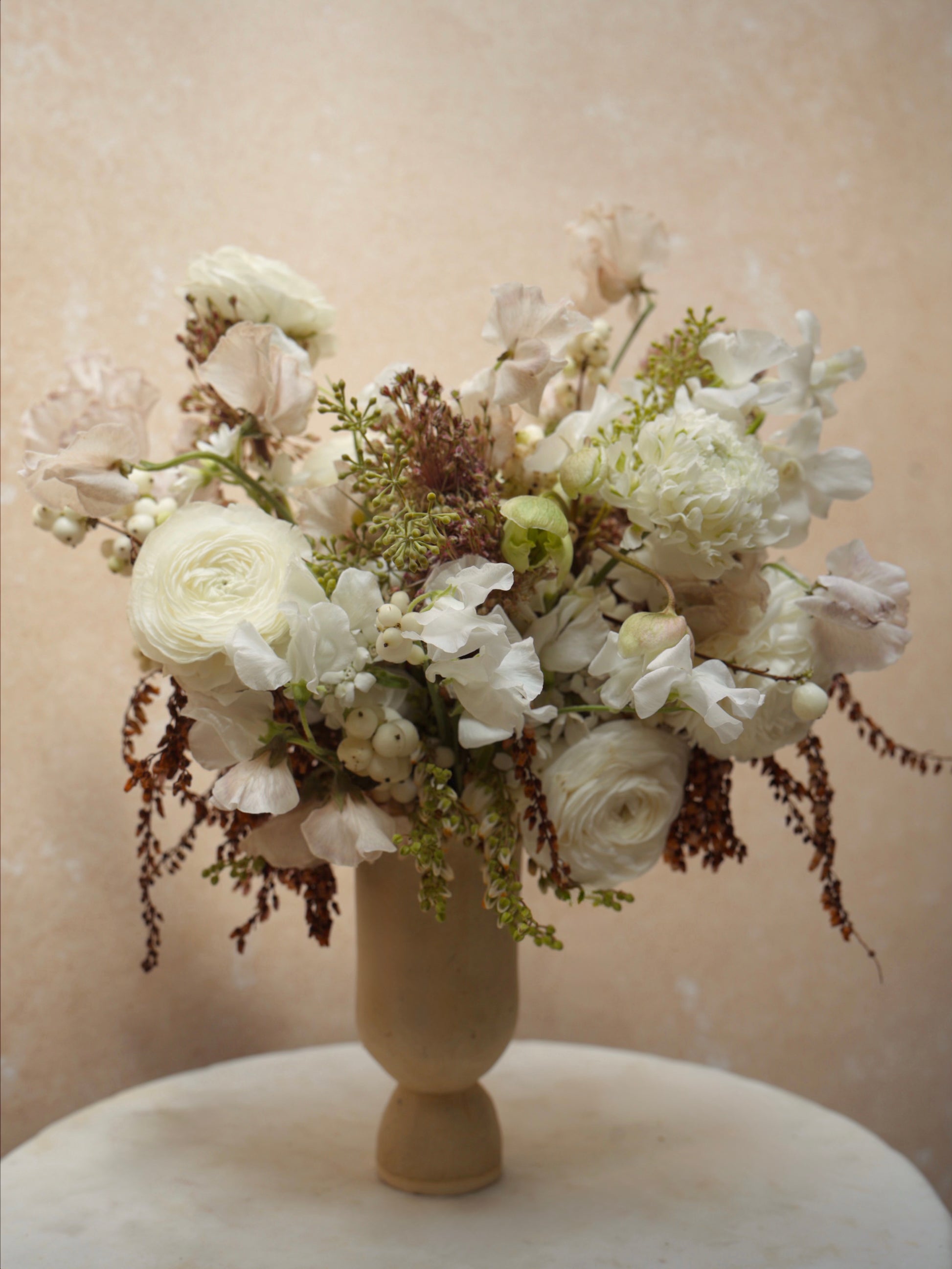 Arrangment in a vase medium