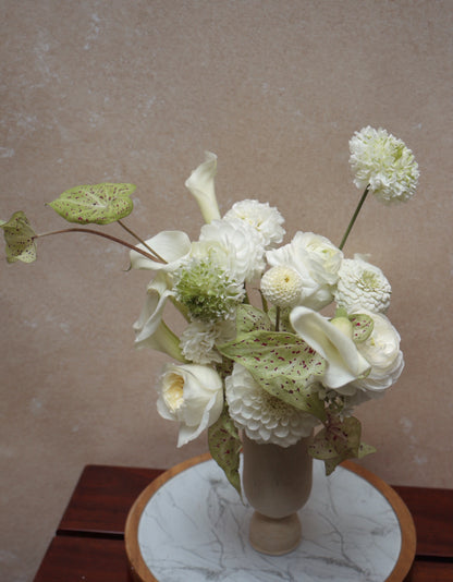 Arrangement in a vase